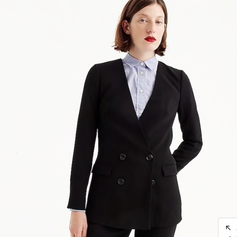 FINAL🚨DONATING SOON‼️ J. Crew ‘French girl blazer’ in 365 crepe